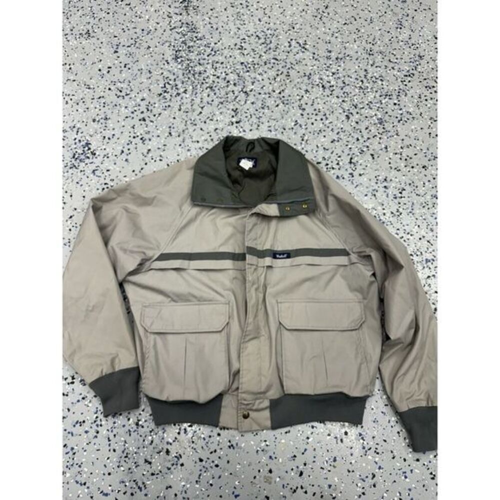 Woolrich‎ Men's Size XL Tan Zip-Up Style 4105 Jacket Made in USA Used